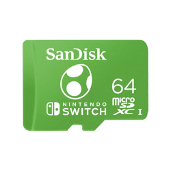 Carte microSDXC™ pour Nintendo Switch™ SanDisk - 64 Go - Yoshi 