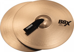 Sabian 41422X - Cymbales B8X 14" Marching - 2 pièces