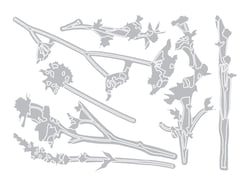 Matrice de découpe Sizzix - fleurs sauvages