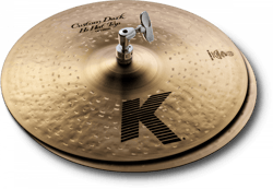 Zildjian K - Cymbales Charleston Custom Dark - 14"