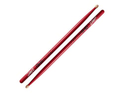 Zildjian Artist Series Josh Dun - Baguette 5A - broche d'insertion moyen - pointe ovale - rouge