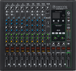 Mackie Onyx12 - Mixer USB - 12 canaux + effets