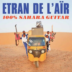 100% Sahara Guitar - Vinyle bleu transparent