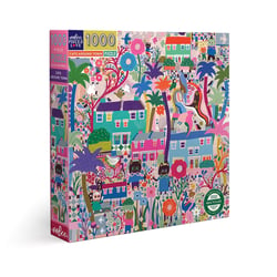 Puzzle 1000 pièces - Cats around town - Eeboo