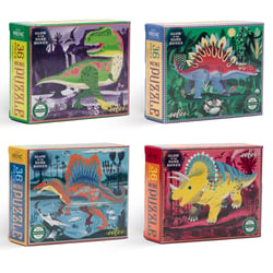 Puzzle 36 pièces  phosphorent - Dinosaure - Modèle aléatoire - Produit vendu à l'unité