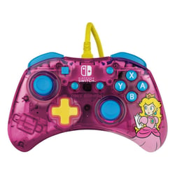 Manette filaire Mario pour Switch - Rock Candy Bubblegum Peach