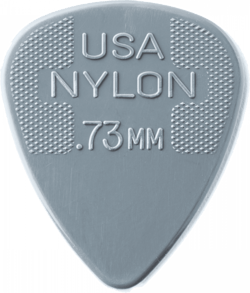 Lot de 12 médiators en nylon 0,73 mm  Dunlop 44P73
