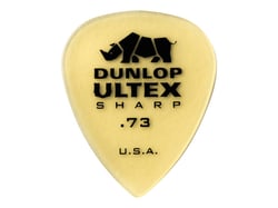 Dunlop Ultex Sharp - Médiator pour guitare - Pointu - 0.73 mm - 72 pièces
