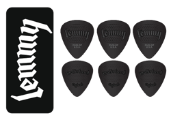 Lot de 6 médiators en nylon Dunlop MHPT02 - Motörhead Lemmy - 1,14 mm