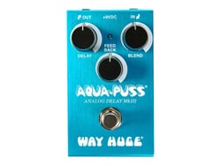 Way Huge - Pédale d'effet pour guitare électrique Aqua Puss Analog Delay - bleu