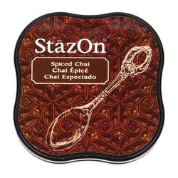 StazOn midi - Tampon encreur - chai épicé - 37 x 37 mm