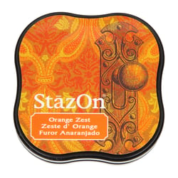 StazOn midi - Tampon encreur - zeste d'orange - 37 x 37 mm