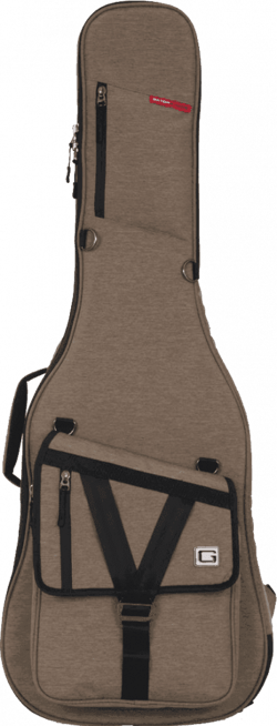 CC HS - HOUSSE MARRON POUR GUITARE ELE