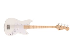 Squier Sonic Bronco - Guitare basse électrique - 4 cordes - blanc