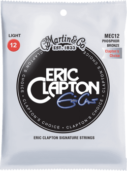 Martin & Co MEC12 Eric Clapton Signature - Cordes en phosphore bronze pour guitare acoustique - .012 - .054