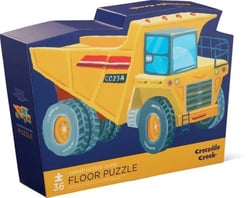 Puzzle 36 pièces - Les véhicules de construction - Crocodile Creek