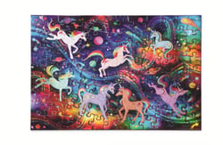 Puzzle 100 pièces - Holographic/Unicorn Galaxy