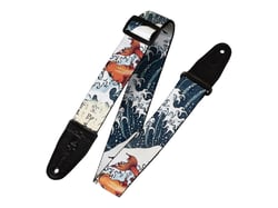 Levy's MPD2C-016 - Sangle de guitare en polyester - 5 cm - Imprimés carpe koï 