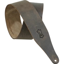 Levy's MPD2C - Sangle pour guitare en cuir craquelé - Dark brown - 5 cm