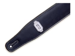 Levy's M26VCP - Sangle de guitare en vinyle réversible - 7 cm - Noir gris 