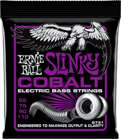 Ernie Ball Slinky Cobalt 2731 - Cordes en cobalt pour guitare basse - 55-110