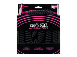 Ernie Ball - Câble Jack torsadé - Noir - 9m