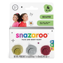 Lot de 3 pots de paillettes fines Snazaroo