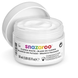 Snazaroo - Pot de maquillage - Blanc de clown - 50ml