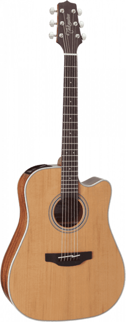Taka­mine GD20CE - Guitare folk électroacoustique - Dreadnought - Naturel Satin