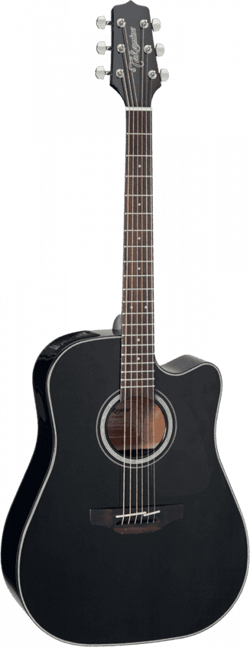 Takamine GD30CE - Guitare folk électroacoustique - Dreadnought cutaway - Black