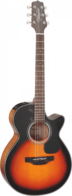 Takamine GF30CE - Guitare folk électroacoustique - Concert cutaway - Brown Sunburst