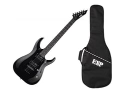 Ltd MH Series MH-10 - Pack guitare électrique + Housse - Noir 