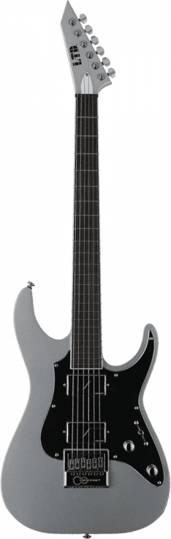 Ltd Signature Series Ken Susi KS-M6 EverTune - Guitare électrique - Type ST - Metal Silver