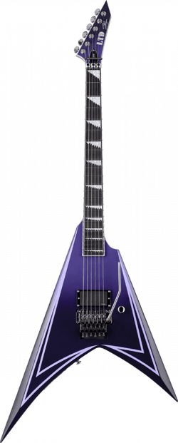 Ltd Signature Alexi Laiho Hexed - Guitare électrique - Type Flying - Purple Fade
