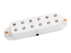LITTLE 59 STRAT, CHEVALET, BLANC