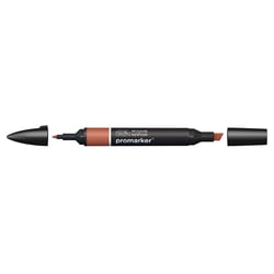 Marqueur double pointe Winsor & Newton - ProMarker - R646 - terre d'ombre brûlée - Permanent