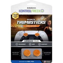 Extenseur de poignée pour manette PS5/PS4 Steelseries - KontrolFreek Sports -Clutch edition -Orange - kit de 2
