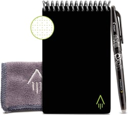 Carnet Rocketbook - Noir - A6 10,5 x 14,8 cm - Core Mini - 48 pages pointillées