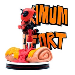 Figurine Marvel diorama Q-Fig MAX Deadpool Maximum Effort 14 cm