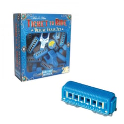 Les Aventuriers du Rail Asmodee - Wagons bleus Deluxe