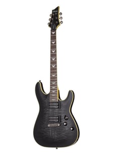 Schecter Omen Extreme-6 - Guitare électrique - Type ST - See Through Black