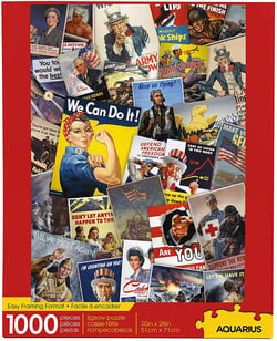 Puzzle 1000 pièces - Smithsonian poster guerre
