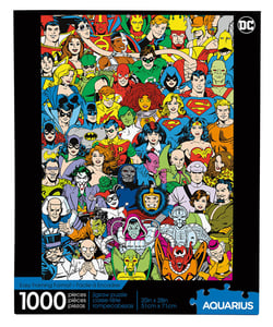 Puzzle 1000 pièces - DCComics Retro Cast