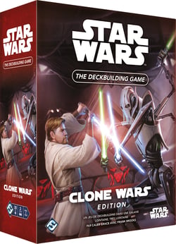 Star Wars : The Deck Building Game : Clone Wars - Jeu de société à deux -  Jeu de stratégie - Fantasy Flight Games