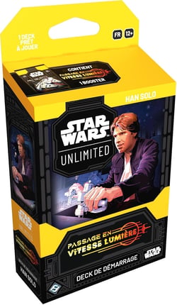 Deck de démarrage Han Solo Asmodée - Star Wars Unlimited : passage en vitesse lumière