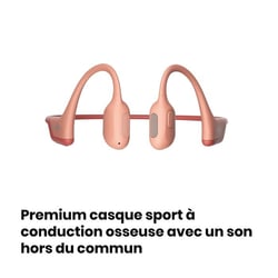 Casque Bluetooth Shokz - Open Run Pro - Rose