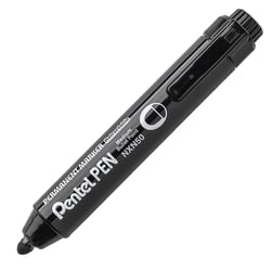 Marqueur permanent rétractable - Noir - NXN50-AX - Pointe moyenne conique - Pentel