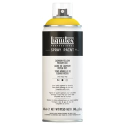 Bombe de peinture Liquitex Professionel Spray Paint 400 ml - jaune cadmium moyen - n°0830
