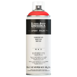 Bombe de peinture Liquitex Professionel Spray Paint 400 ml - rouge fluo - n°0983