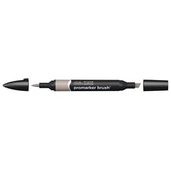 Marqueur Winsor & Newton - BrushMarker - gris chaud 3 WG3